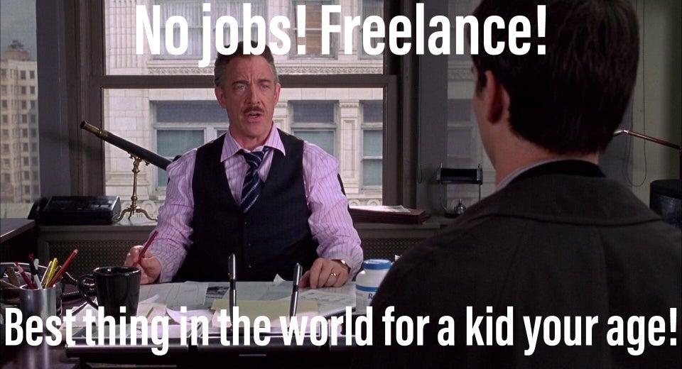 J. Jonah Jameson reaching forward from 2002 to inspire Independent Contractors